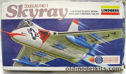 Lindberg 1/48 Douglas F4D-1 Skyray - (F4D1), 2318 plastic model kit